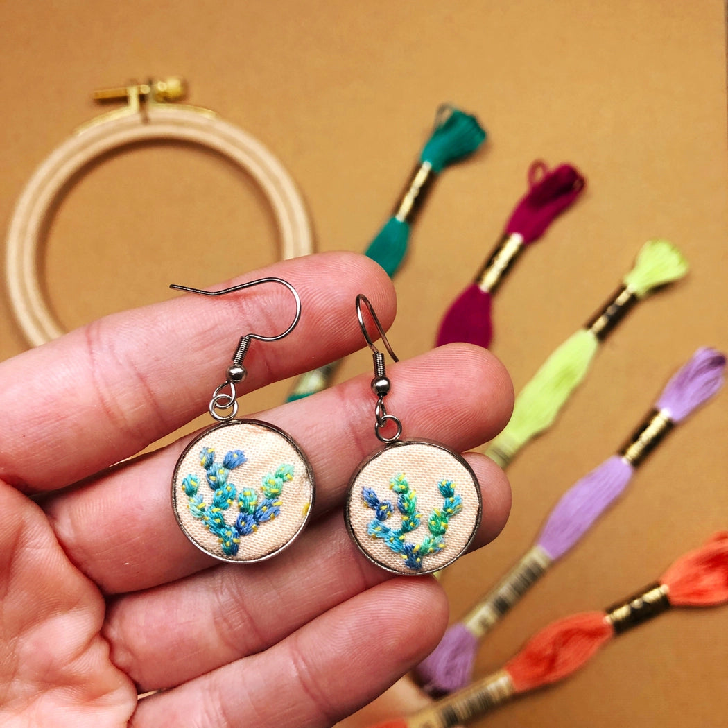 MCreativeJ | Embroidered Earrings Kit