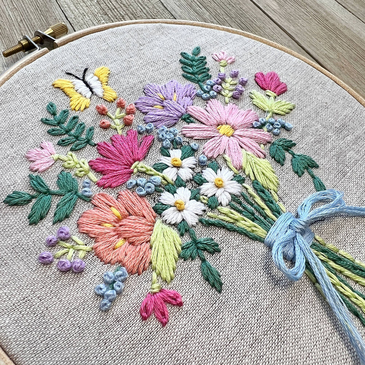 I Heart Stitch Art | Flowers | Embroidery Kit