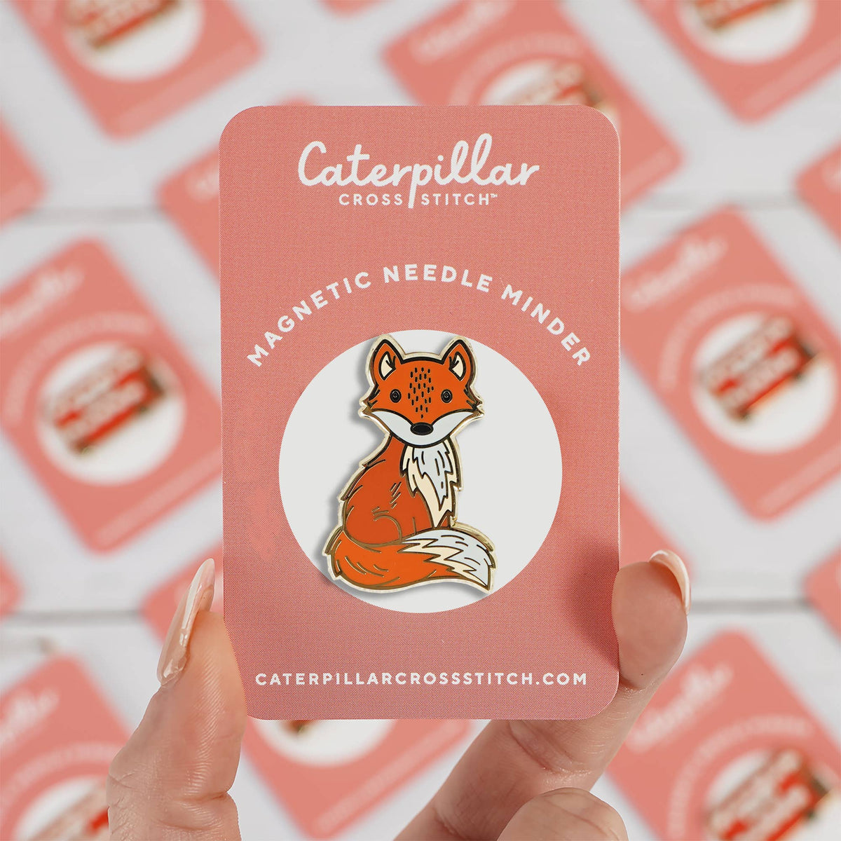 Caterpillar Cross Stitch | Needle Minder | Fox