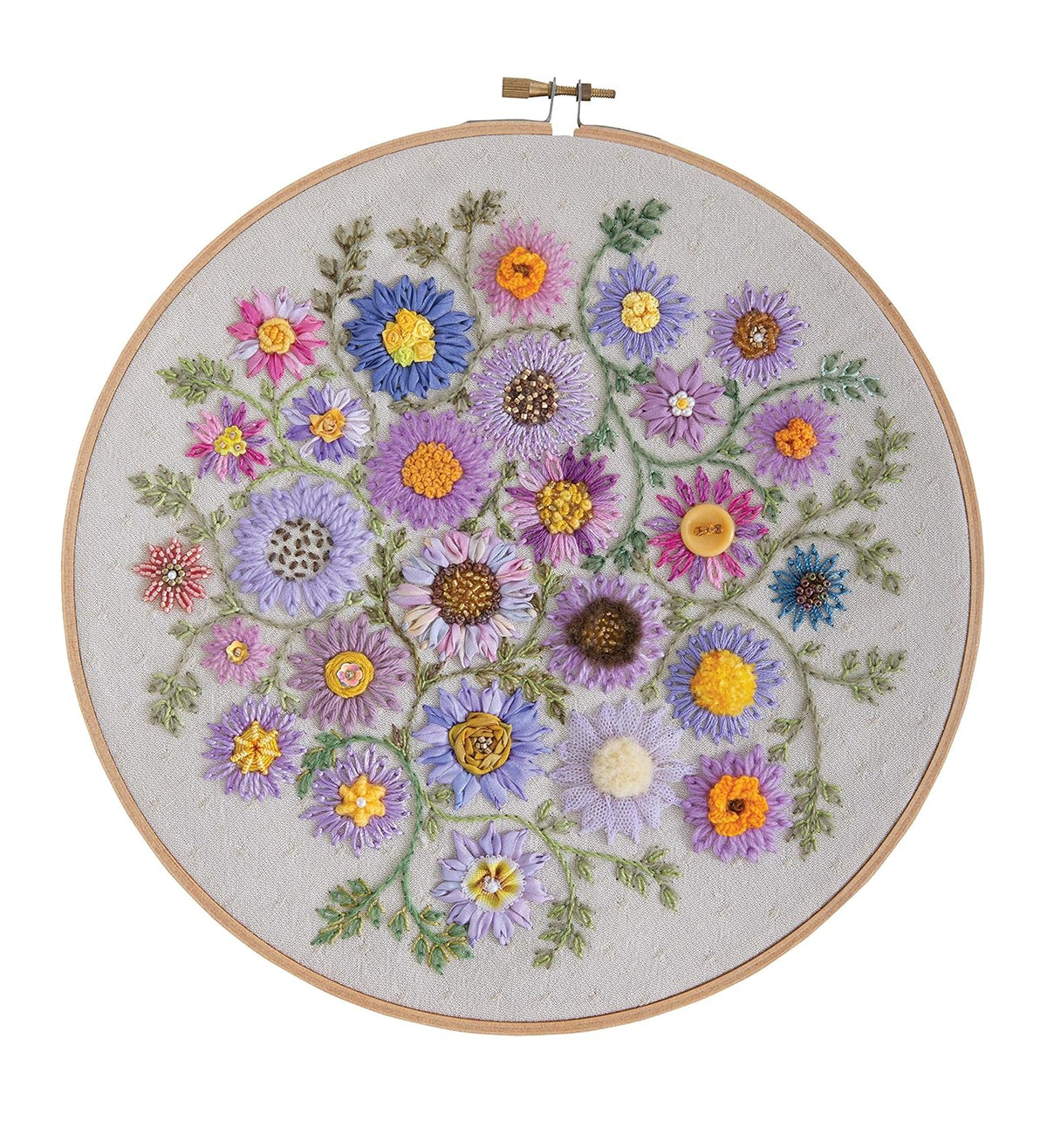 Jennifer Clouston | Foolproof Flower Embroidery | 80 Stitches & 400 Combinations