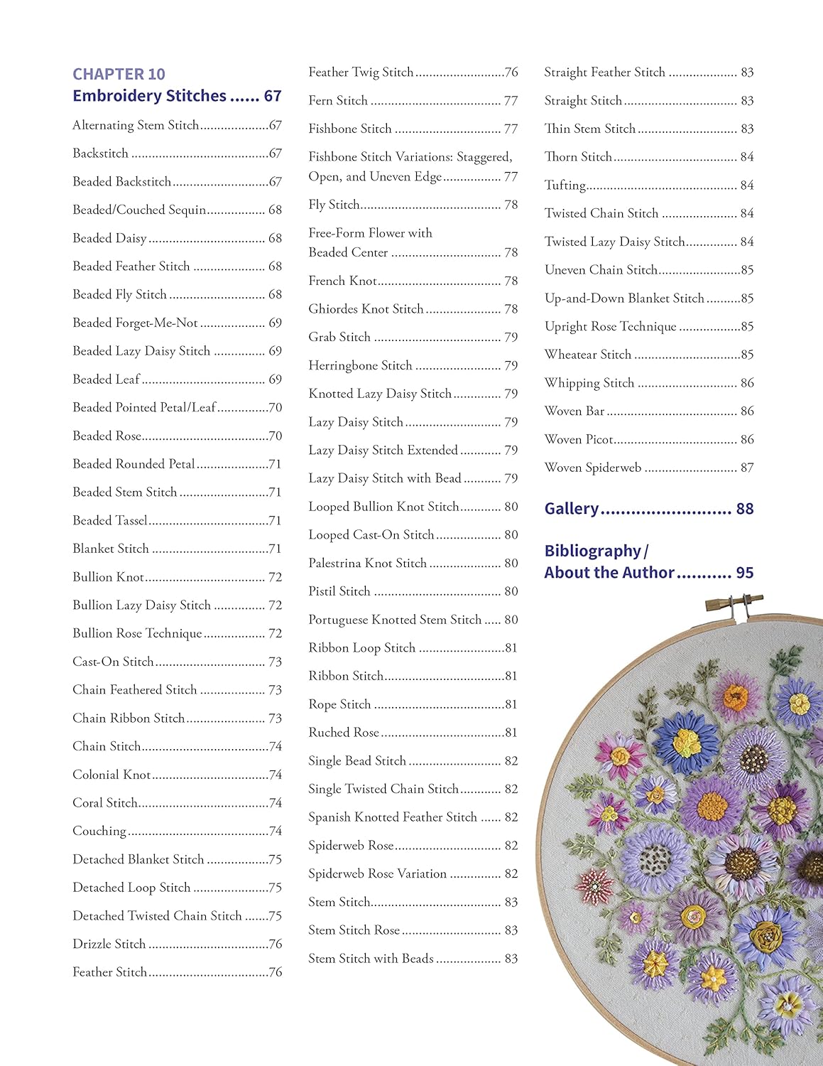 Jennifer Clouston | Foolproof Flower Embroidery | 80 Stitches & 400 Combinations