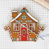 Caterpillar Cross Stitch | Needle Minder | Gingerbread House