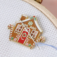 Caterpillar Cross Stitch | Needle Minder | Gingerbread House