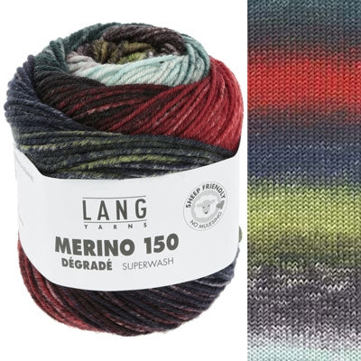 Lang | Merino 150 Degrade | Merino Fine Superwash Ombre