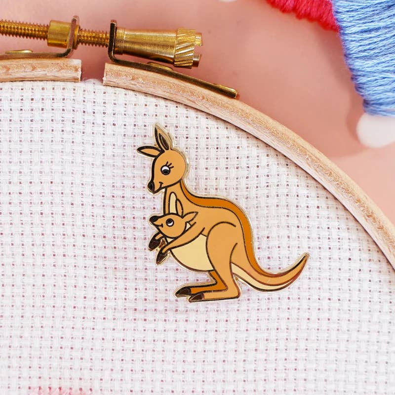 Caterpillar Cross Stitch | Needle Minder | Kangaroo