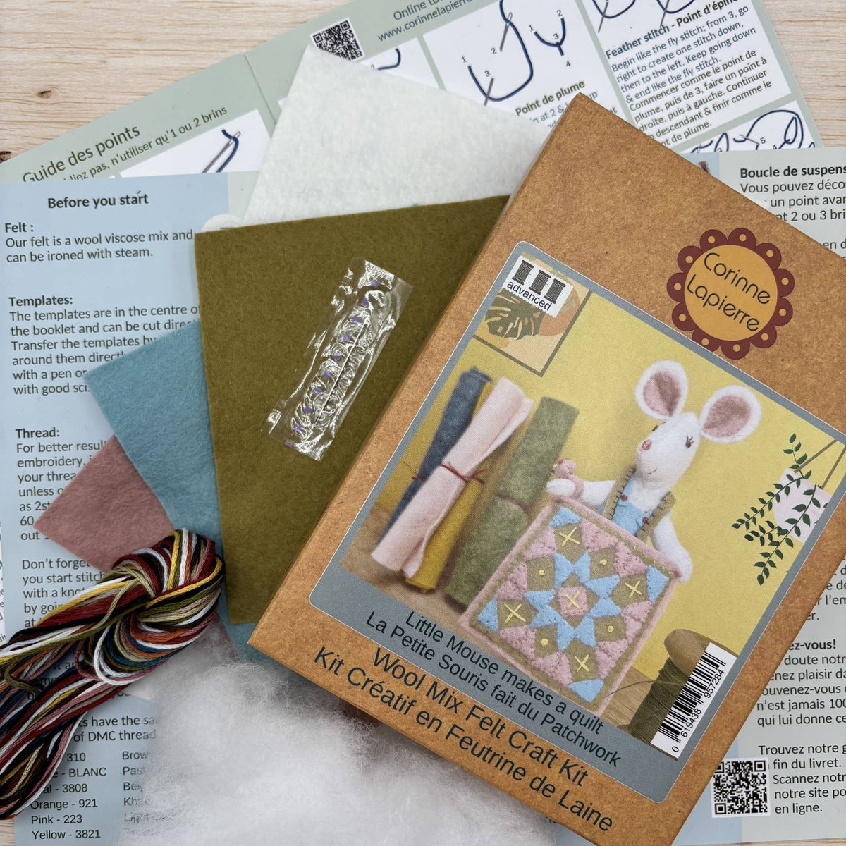 Corinne Lapierre Felt Kit | Little Mouse is a Bunny