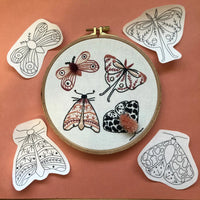 MCreativeJ | Moths | Stick and Stitch