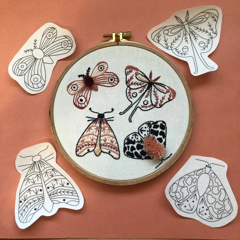 MCreativeJ | Moths | Stick and Stitch