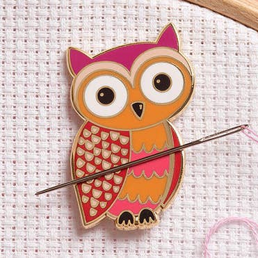 Caterpillar Cross Stitch | Needle Minder | Owl