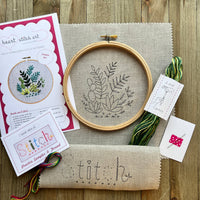 I Heart Stitch Art | Plants | Embroidery Kit