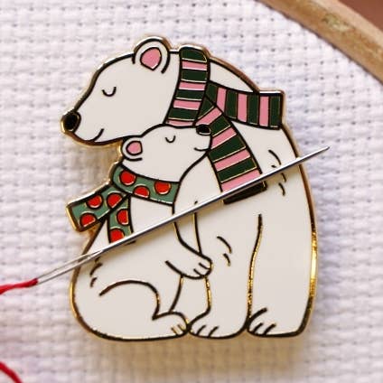 Caterpillar Cross Stitch | Needle Minder | Polar Bear