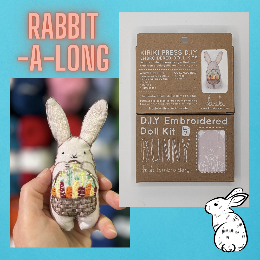 Kiriki Press | Bunny Embroidery Doll Kit
