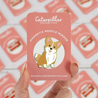 Caterpillar Cross Stitch | Needle Minder | Royal Corgi Dog