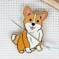 Caterpillar Cross Stitch | Needle Minder | Royal Corgi Dog
