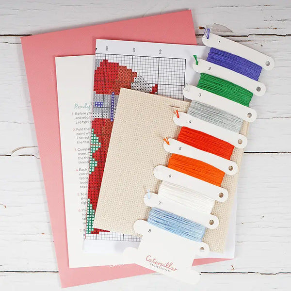 Caterpillar Cross Stitch | Shine Bright cross stitch kit