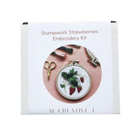 MCreativeJ | Stumpwork Strawberries | Embroidery Kit