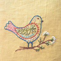 Corinne Lapierre | Stick and Stitch Embroidery | Folk Birds