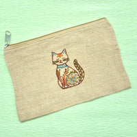 Corinne Lapierre | Stick and Stitch Embroidery | Folk Cats