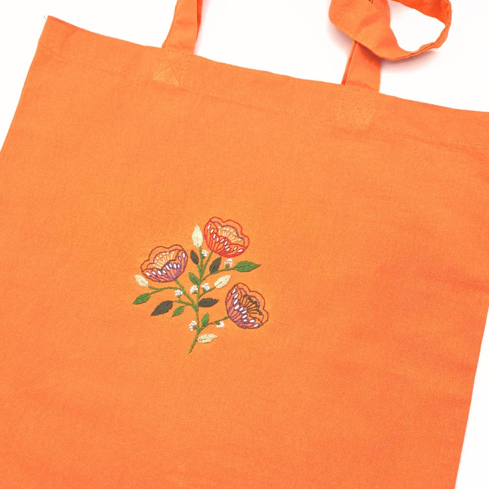 Corinne Lapierre | Stick and Stitch Embroidery | Folk Flowers