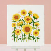 Caterpillar Cross Stitch | Summer Sunflowers cross stitch kit