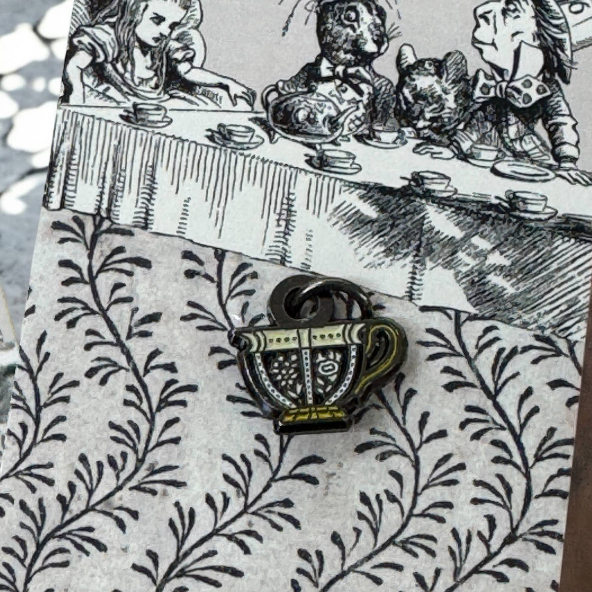 Firefly notes | Teacup Stitch Marker Mad Hatter's Tea Party