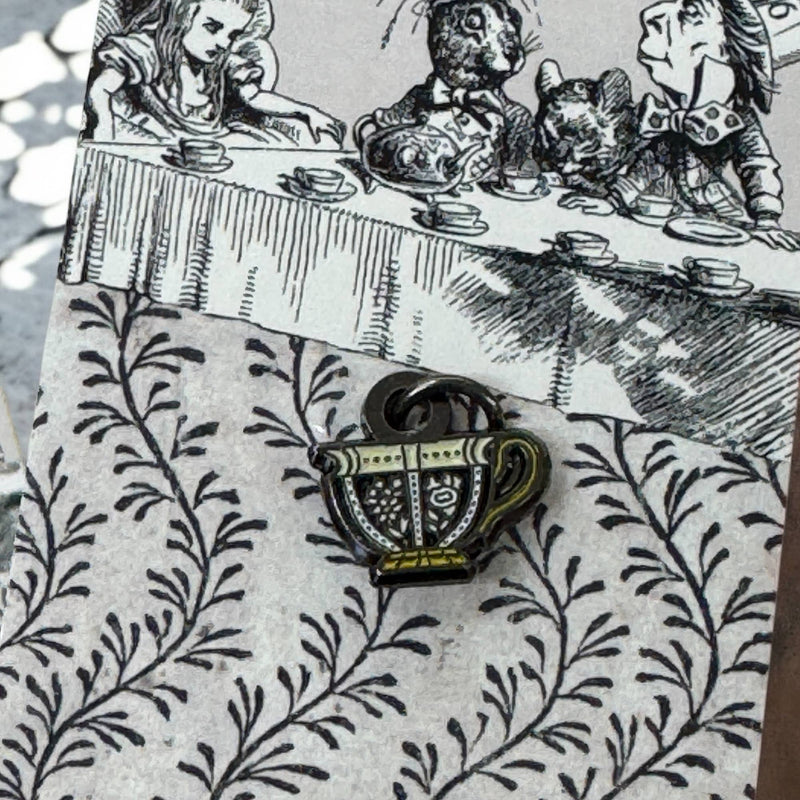 Firefly notes | Teacup Stitch Marker Mad Hatter's Tea Party