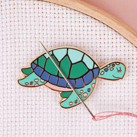 Caterpillar Cross Stitch | Needle Minder | Turtle