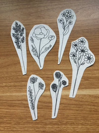 MCreativeJ | Wildflower Stems | Stick and Stitch with Floss