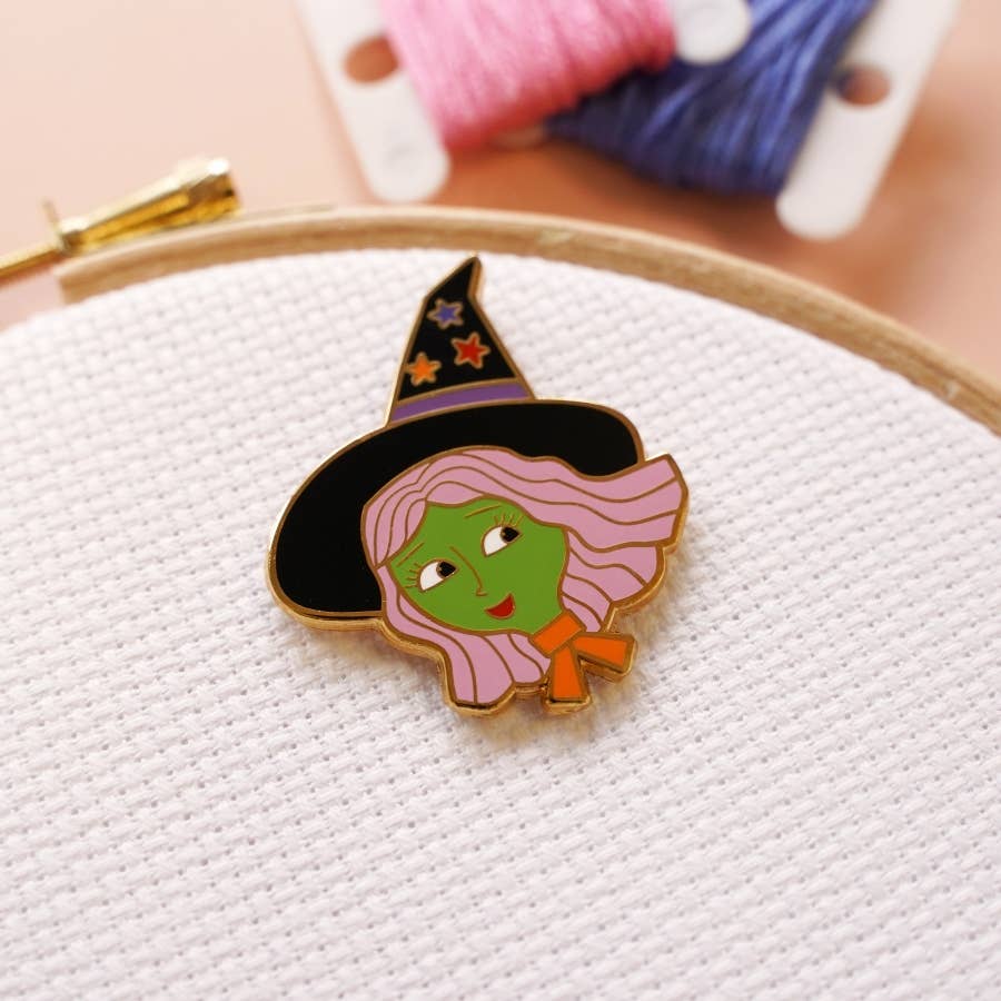 Caterpillar Cross Stitch | Needle Minder | Witch